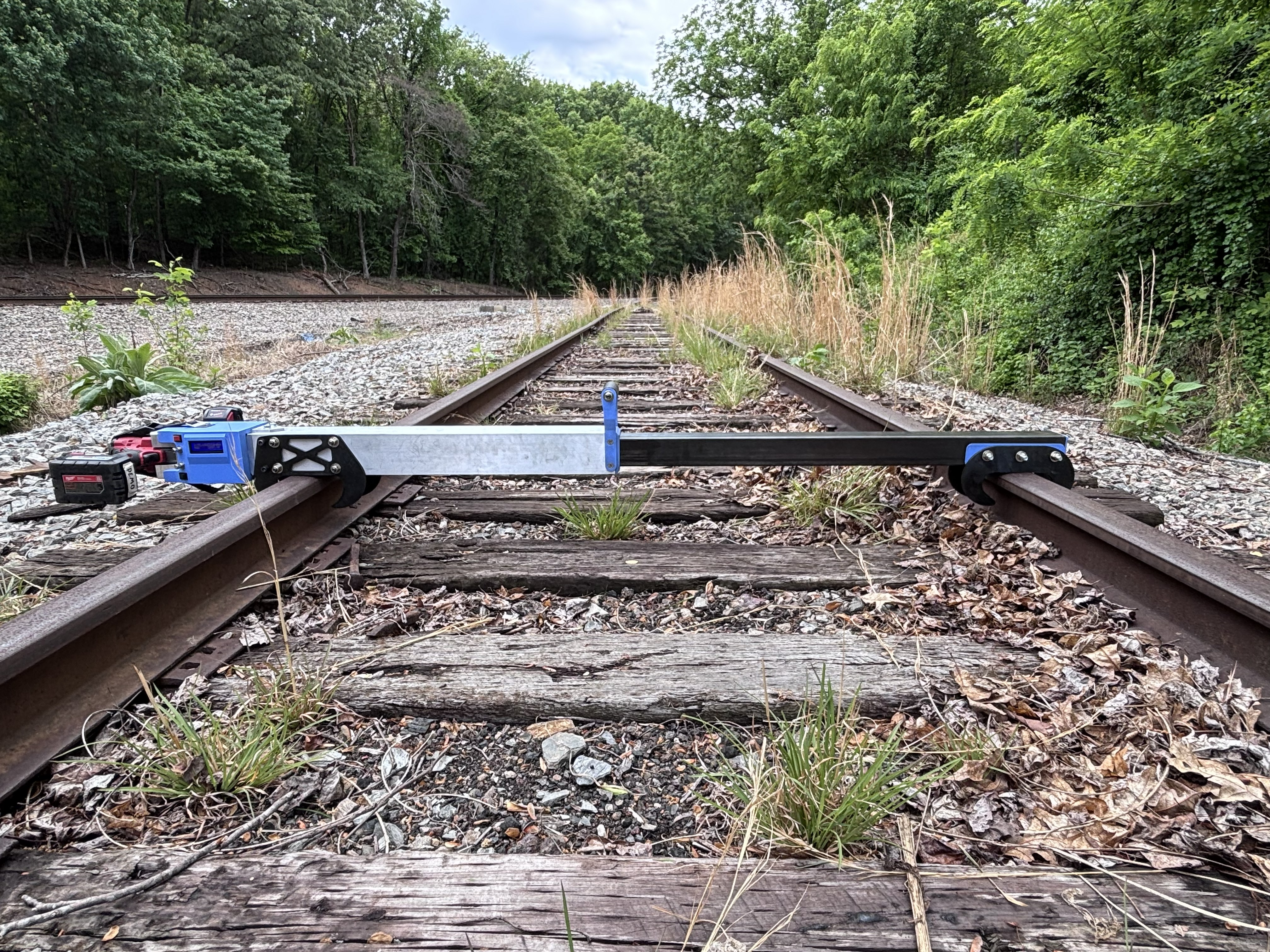 Automated railroad gauge spreader project placeholder